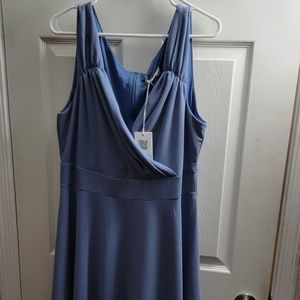 Blue A Line Dress